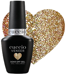 Esmalte Veneer Shimmer Gold 13ml Hema Free Cuccio