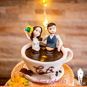 Topo De Bolo De Casamento Anime Geek Noivo Naruto e Noiva Hinata