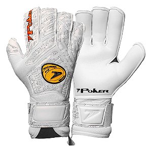 Luva de Goleiro Poker Champion 7 Extended Branca