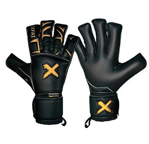 Luva Goleiro Profissional Difai Wall X PRETA DOURADA