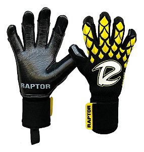 Luva Raptor Dragon Preta Amarela