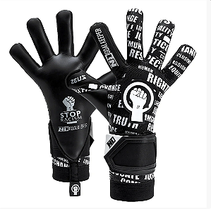 Luva de Goleiro Profissional N1 Zeus Edição especial Racismo