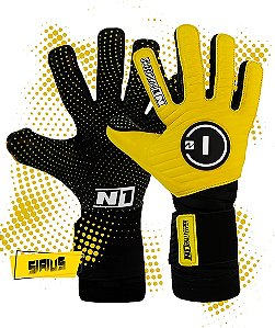 Luva Goleiro Profissional N1 Sirius Yelow