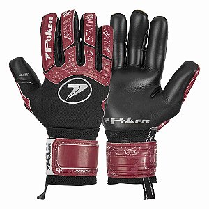 Luva De Goleiro Poker Infinity Pro Vermelha