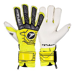 Luva de Goleiro Poker Champion 9 Amarela