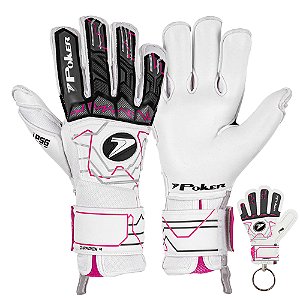 Luva de Goleiro Poker Champion 9 Rosa