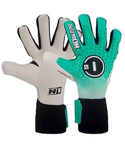 Luva de Goleiro Profissional N1 Scorpius 2.0 Verde Agua