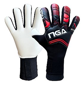 Luva Nga Soccer Astra Profissional Black Red