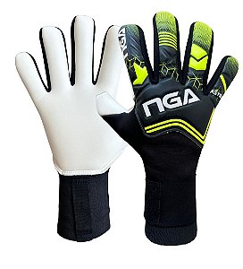 Luva Nga Soccer Astra Profissional Black Neon