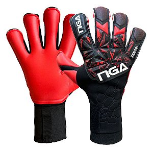 Luva de Goleiro NGA Venari Black Red