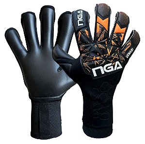 Luva de Goleiro NGA Venari Black Orange