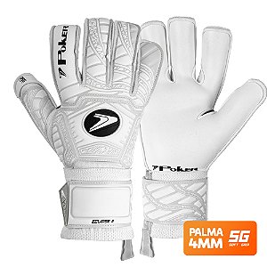 Luva Goleiro Poker Eclipse 2 Branca