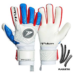 Luva de Goleiro Ortho Vulcan III Branca/Azul