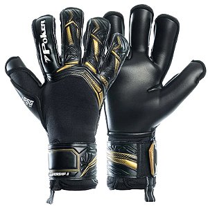 Luva Goleiro Poker Pro Championship Custom Preta