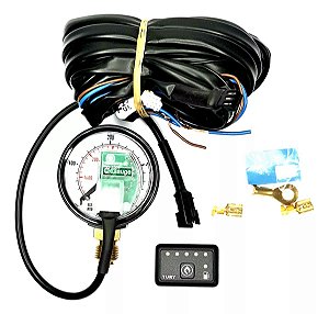 CHAVE COMUTADORA TURY T1200 PARA KIT GNV MOTOR COM INJEÇÃO ELETRÔNICA CHICOTE 2 METROS
