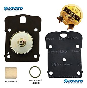 Reparo Membrana Redutor Lovato 5º Geração modelo Rmj3 e Rmj 3.2S do Kit Gnv Italiano