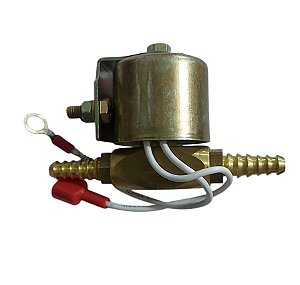 Válvula Solenoide Corta Combustível Diesel 12v Normalmente Fechada - Espigão - Bico 5/16