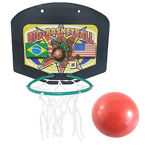 KIT MINI TABELA DE BASQUETE BIG BASKETBALL