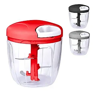 Processador Manual de Alimentos 900 ml com 5 Lâminas Inox – Ref. 13559