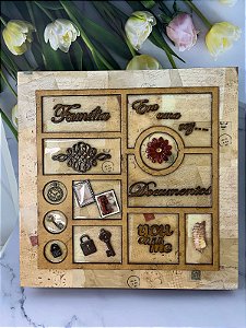 Porta joias duplo grande