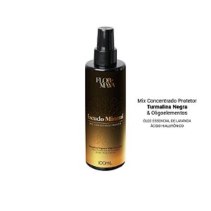 ESCUDO MINERAL FLOR DE MAYA - Turmalina Negra – Proteção 360 graus .