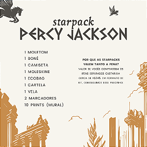 Starpack Percy Jackson + Moletom