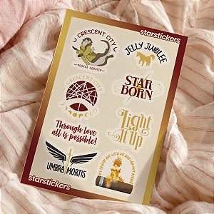 Cartela de Adesivos | Crescent City ver.2