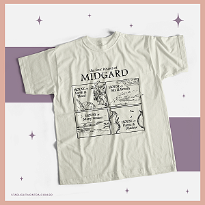 Camiseta | Midgard Off White (Crescent City)
