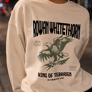 Moletom | Rowan Whitethorn (Trono de Vidro)