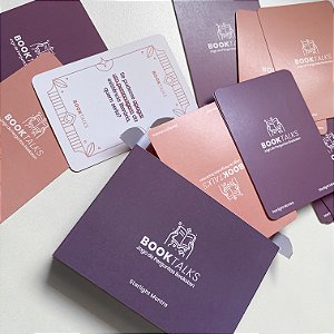 BOOKTALKS - 40 cards com perguntas literárias