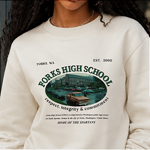 Moletom | Forks High School - Home of the Spartans (Crepúsculo)