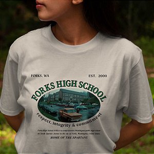 Camiseta | Forks High School - Home of the Spartans (Crepúsculo)