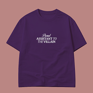 Camiseta | Proud Assistant to the Villain (Assistente do Vilão)