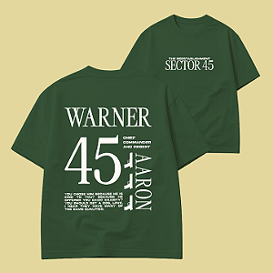 Camiseta | Sector 45 - Aaron Warner (Estilhaça-me)