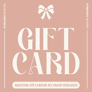 Gift Card - Adicione quantos quiser ao carrinho