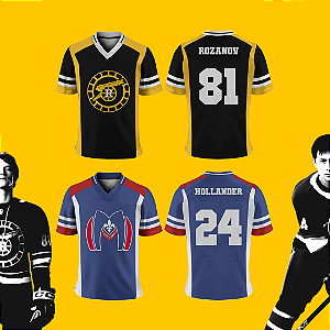 Jerseys | Shane Hollander e Ilya Rozanov (Heated Rivalry)