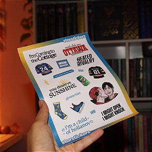 Cartela de Adesivos | Heated Rivalry