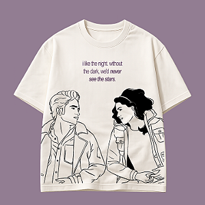 Camiseta | Bella e Edward - I like the night (Crepúsculo)