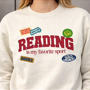Moletom | My Sport is Reading