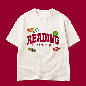 Camiseta | Reading is my favorite sport