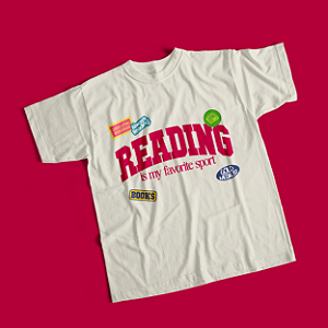 Camiseta | Reading is my favorite sport