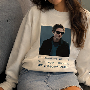 Moletom | Edward Cullen "Since i'm going to hell" (Crepúsculo)