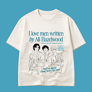 Camiseta | I Love Man Written by Ali Hazelwood (A Hipótese do Amor)