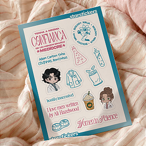 Cartela de Adesivos | A Hipótese do Amor