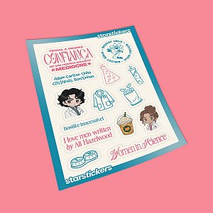 Cartela de Adesivos | A Hipótese do Amor