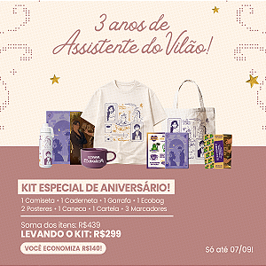 Kit 3 anos de Assistente do Vilão