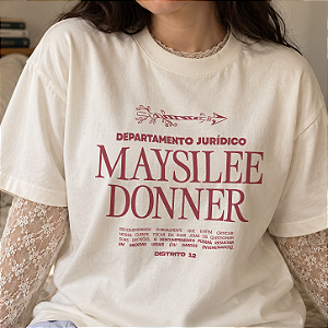 Camiseta | Departamento Jurídico Maysilee Donner (Amanhecer na Colheita)
