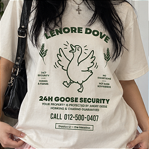 Camiseta | Lenore Dove Goose Security (Amanhecer na Colheita)