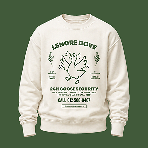 Moletom | Lenore Dove Goose Security (Amanhecer na Colheita)