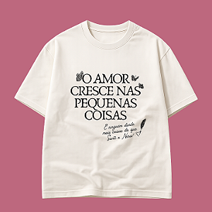 Camiseta | O amor cresce nas pequenas coisas (Wildcats)